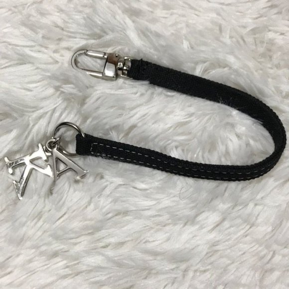 Anne Klein 'AK' Logo Purse Charm Key Fob - Picture 4 of 5